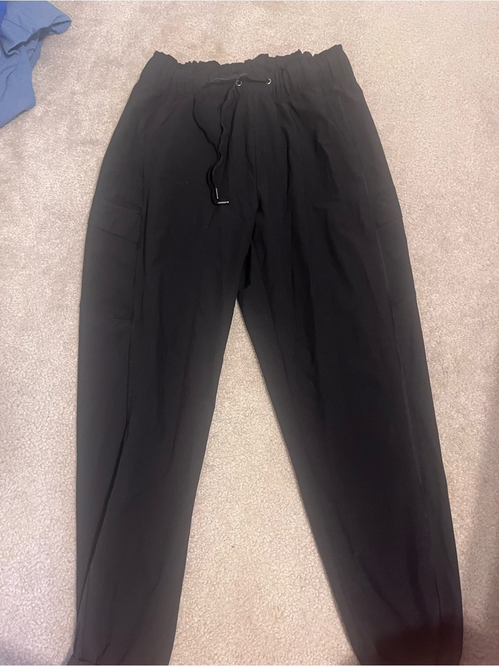 Women's Black Drawstring Jogger Pants